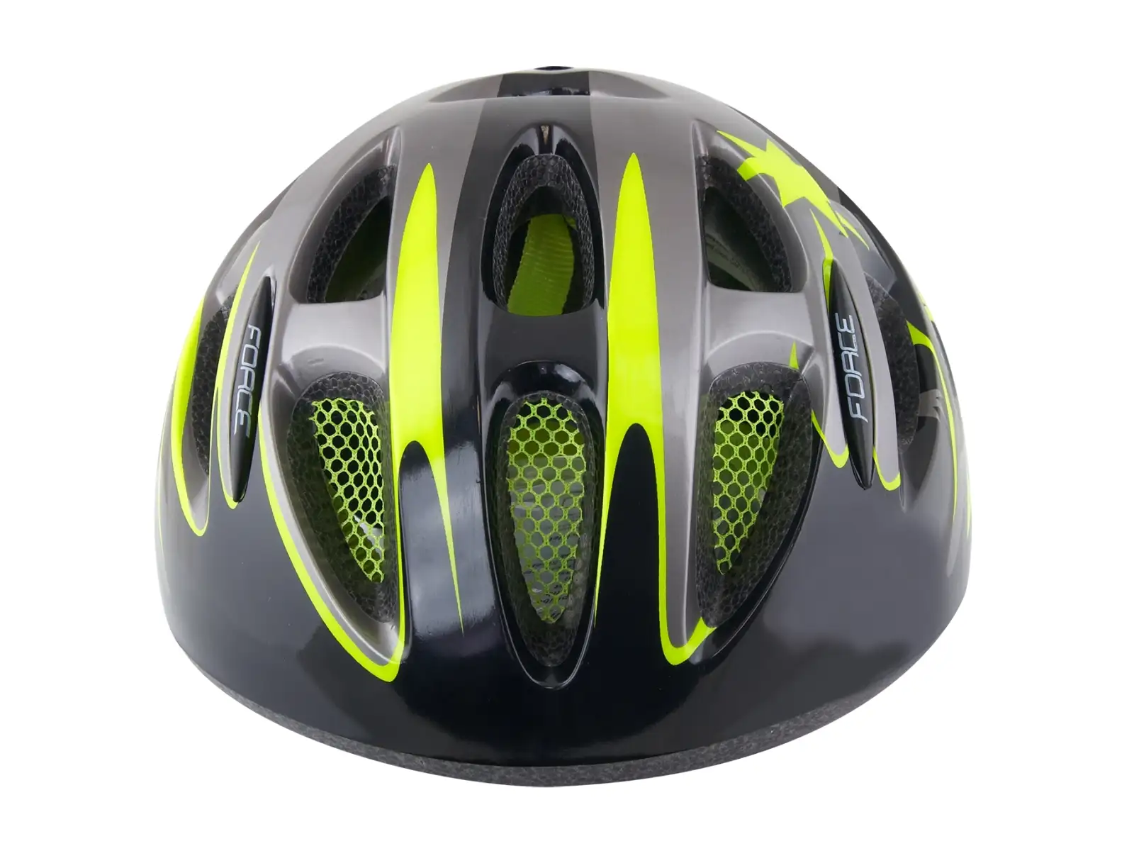 Force Lark Kinderhelm Schwarz/Fluo
