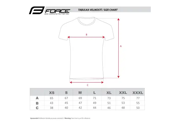 Force Bike Herren T-Shirt Kurzarm Blau