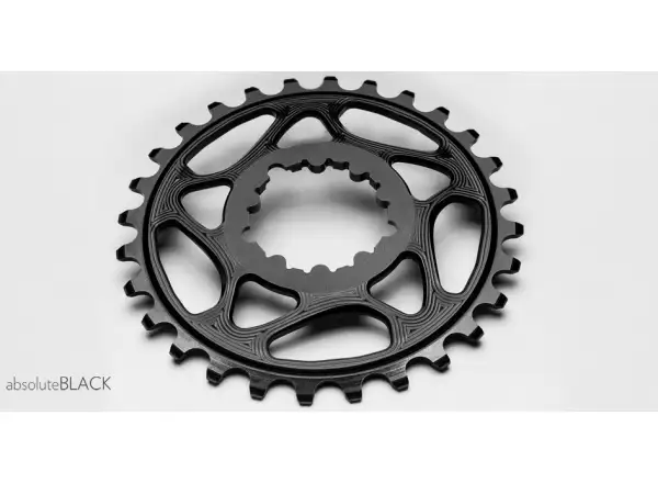Absolute Black Kettenblatt für Sram 34Z. Offset 3 mm Boost Schwarz