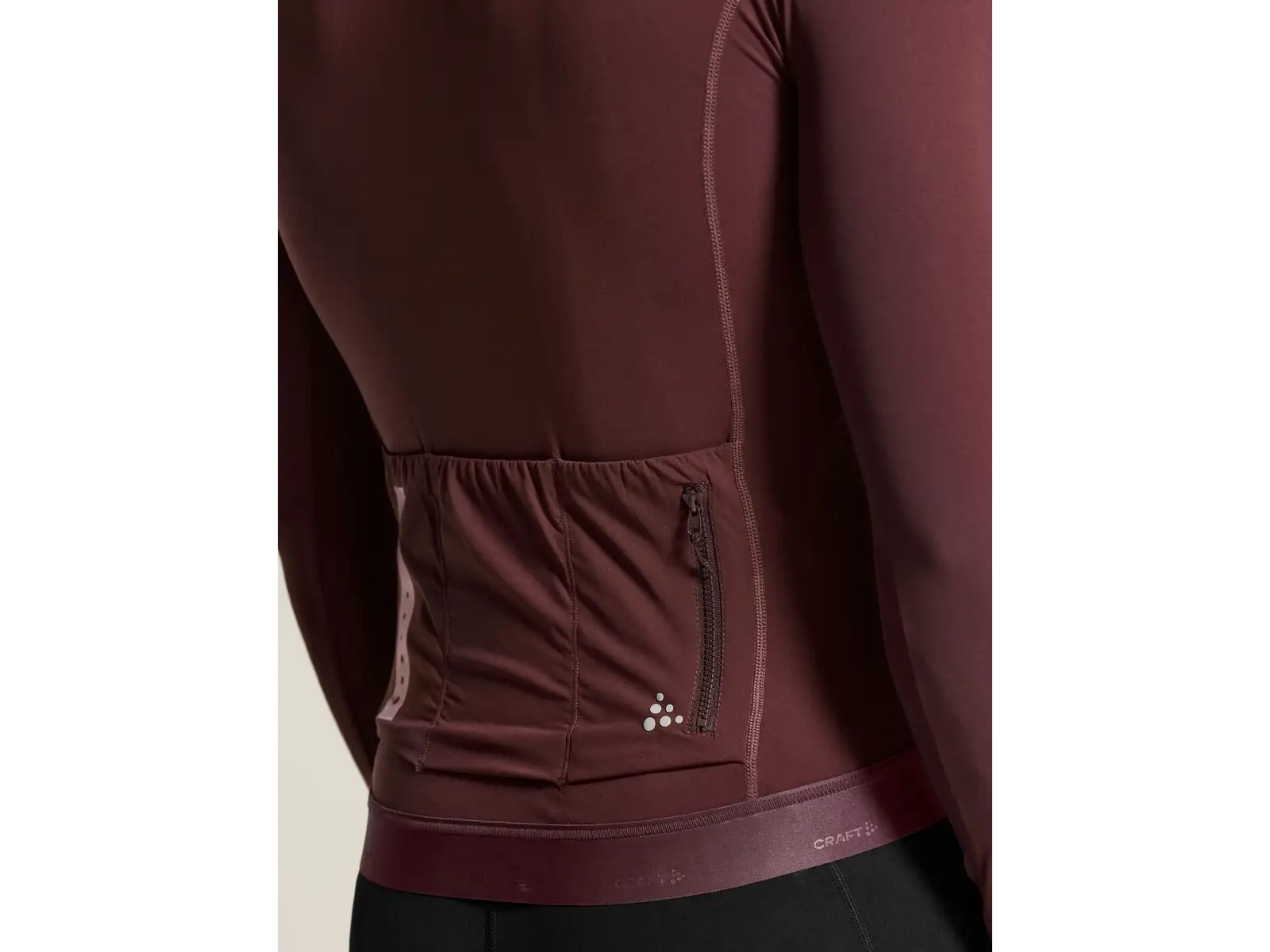 Craft Endur Training Herren-Trikot Langarm rot
