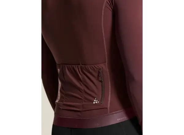 Craft Endur Training Herren-Trikot Langarm rot
