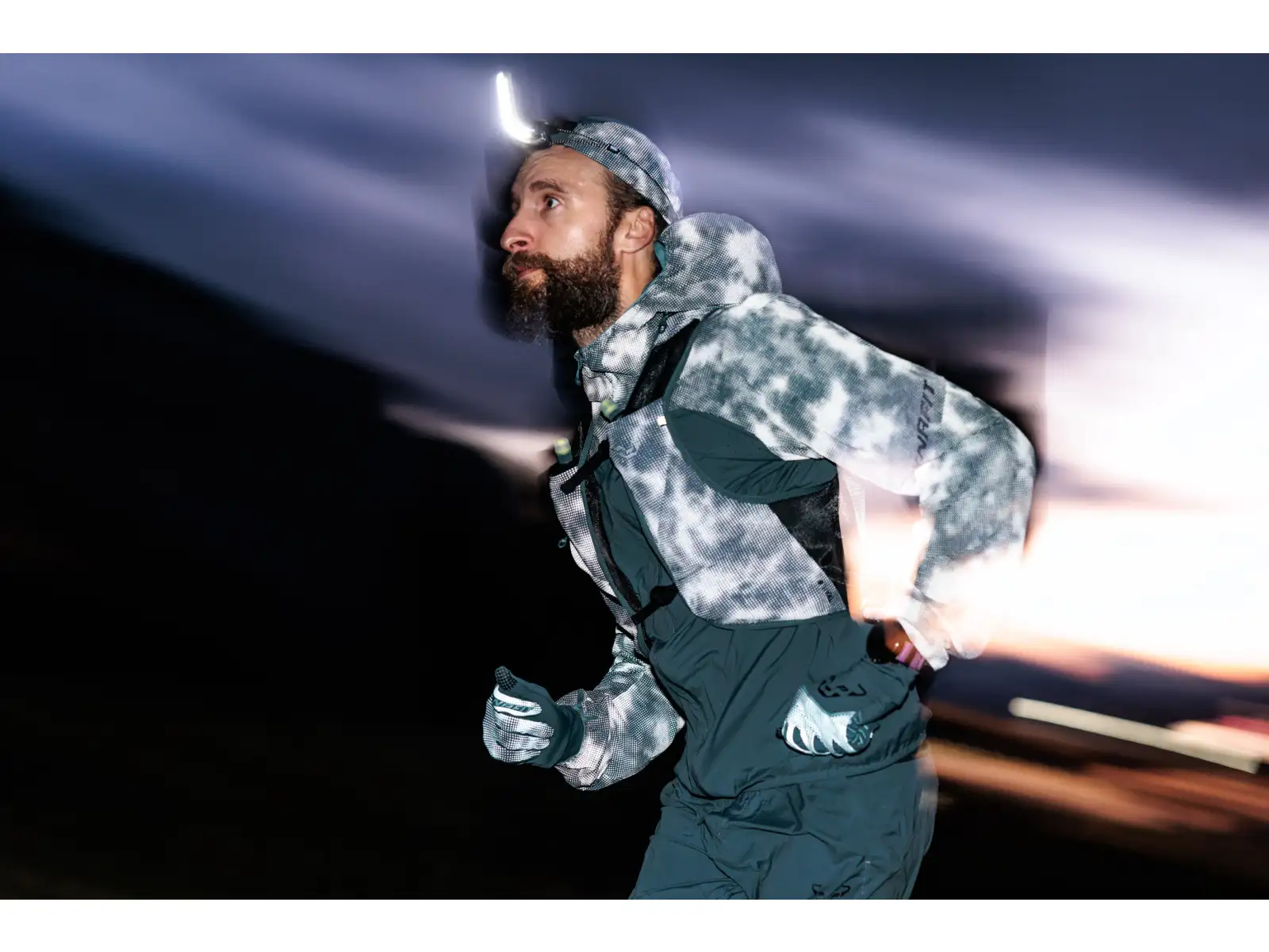 Dynafit Trail Reflective Wind Herren Laufjacke Cinder
