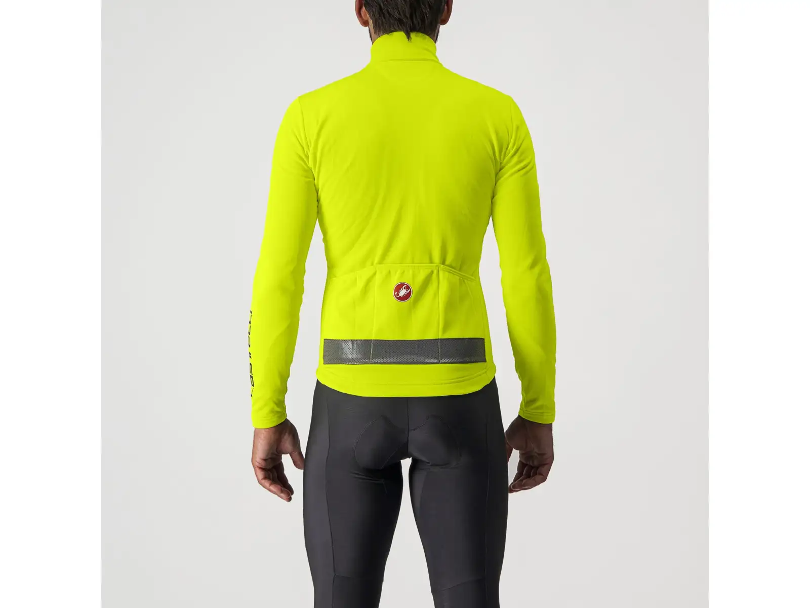 Castelli Puro 3 Herren Insulated Langarmtrikot electric lime/black reflex
