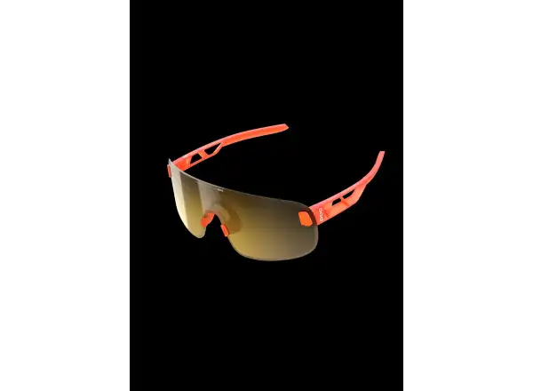 POC Elicit Sonnenbrille Fluorescent Orange Translucent/Clarity Road/Partly Sunny Gold