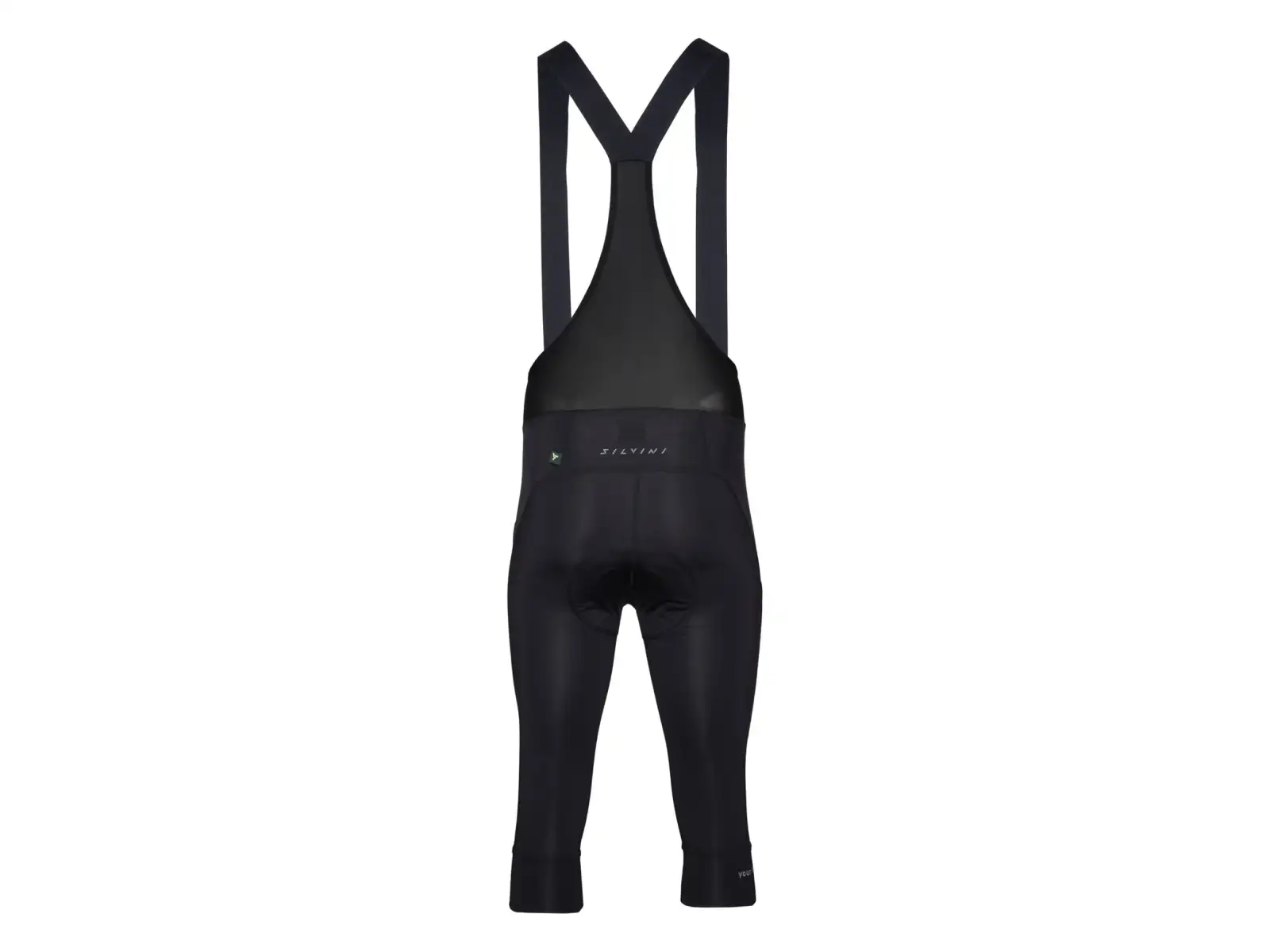 Silvini Alvo Bib Herren 3/4 Hosen mit Trägern und Polster Black