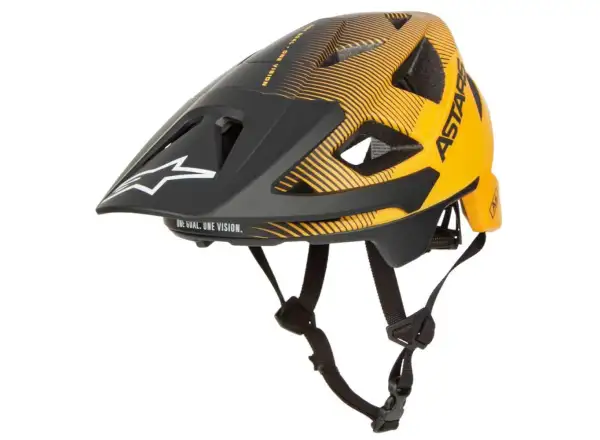 Alpinestars Vector Pro Enduro Helm Ebony Tangerine Matt