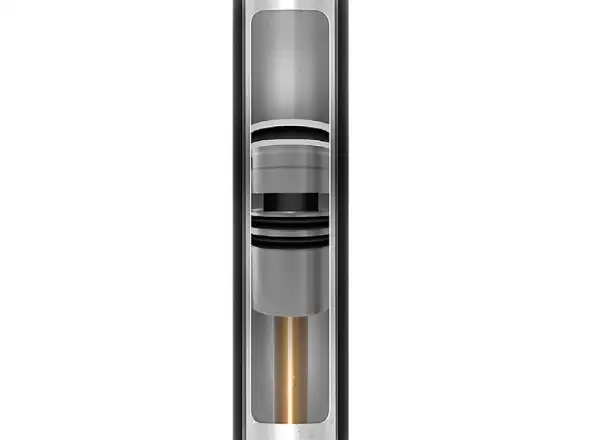 Crankbrothers Highline 7 125 mm Teleskop-Sattelstütze 30,9 mm/417 mm - vom Fahrrad demontiert