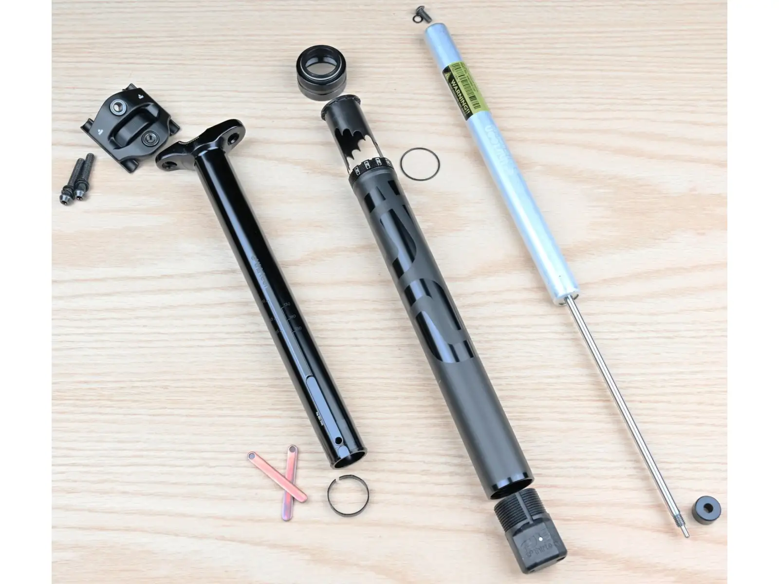 E-13 Vario Infinite teleskopische Sattelstütze 90-120 mm 31,6 mm ohne Hebel