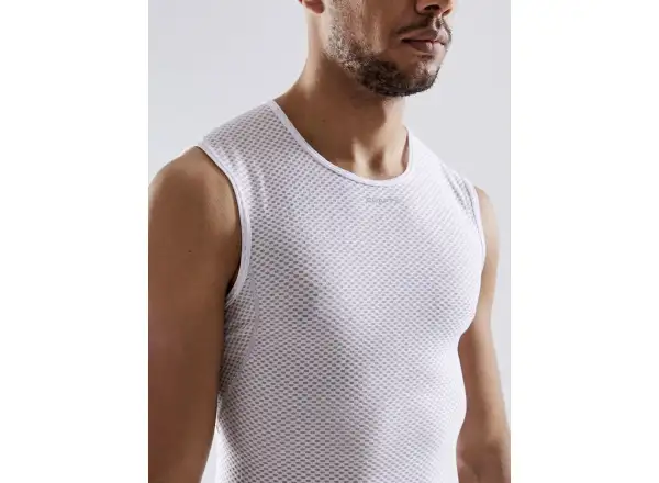 Craft Mesh Superlight Herren Funktionsshirt ohne Ärmel weiß