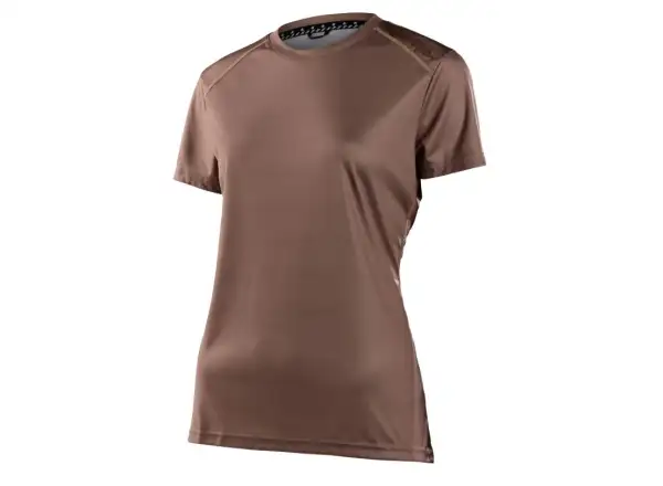 Troy Lee Designs Damen-T-Shirt Lilium, kurze Ärmel, Kaffee