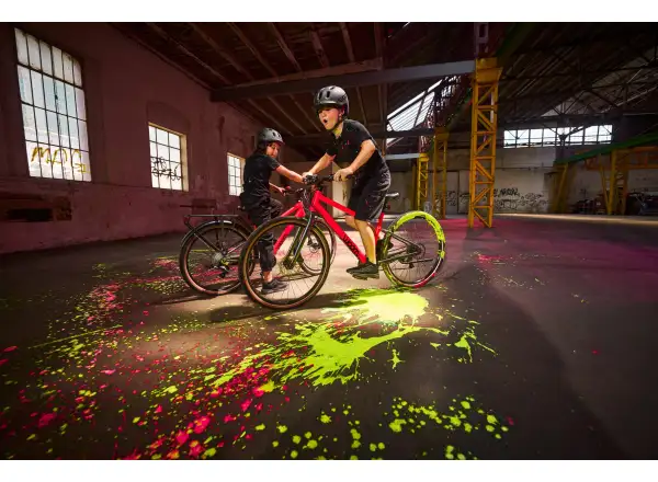 Woom 4 EXPLORE Kinderfahrrad neon pink
