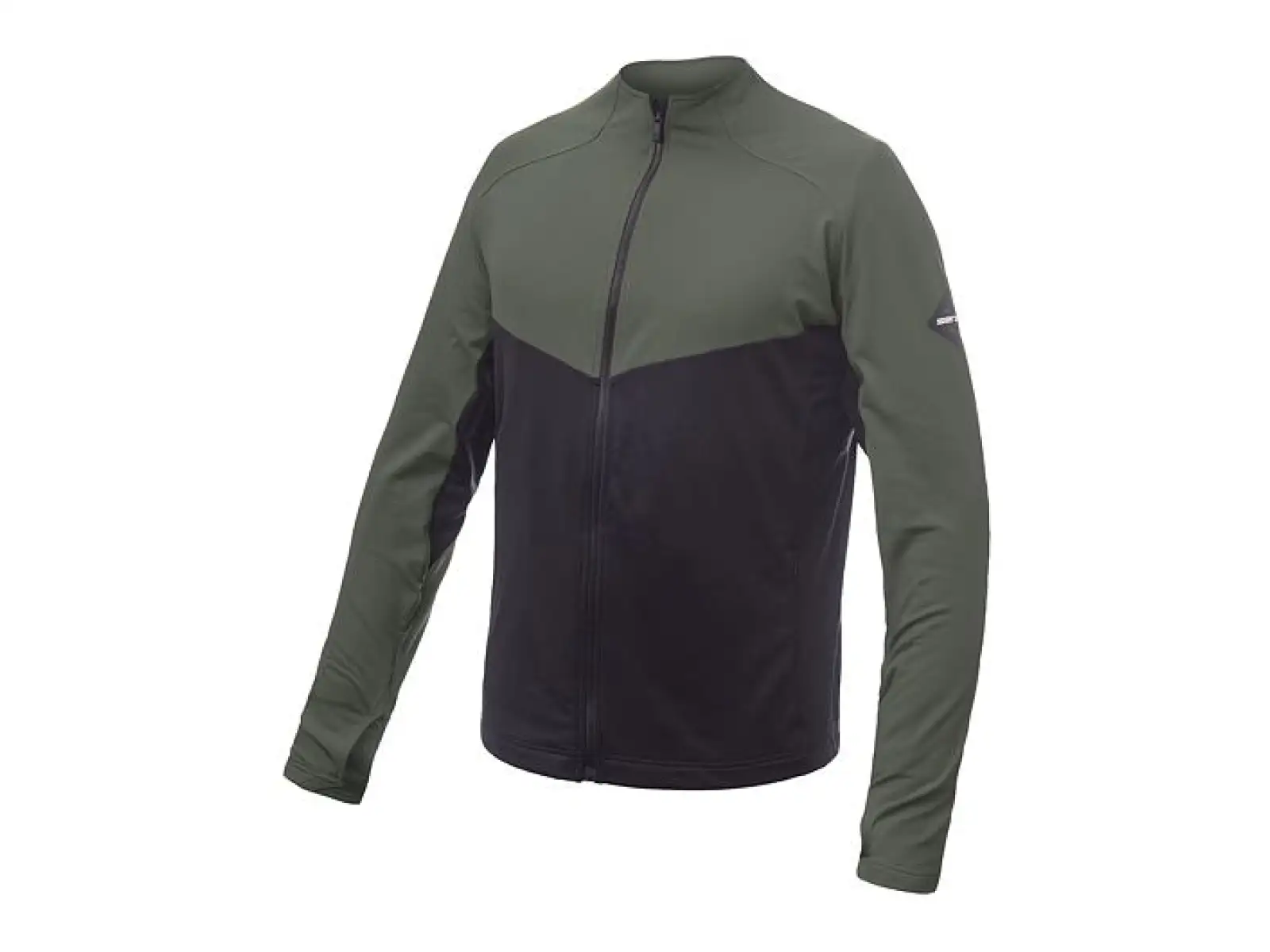 Sensor Coolmax Thermo Herrenpullover schwarz/Olive Green