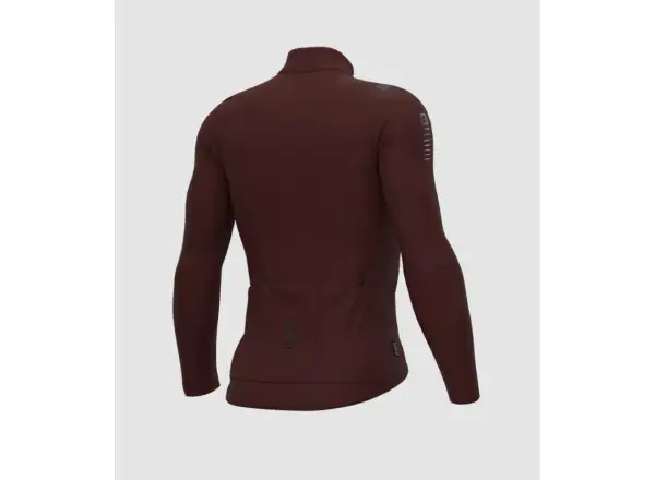 Alé R-EV1 Warm Race Herren Thermotrikot Langarm Burgundy