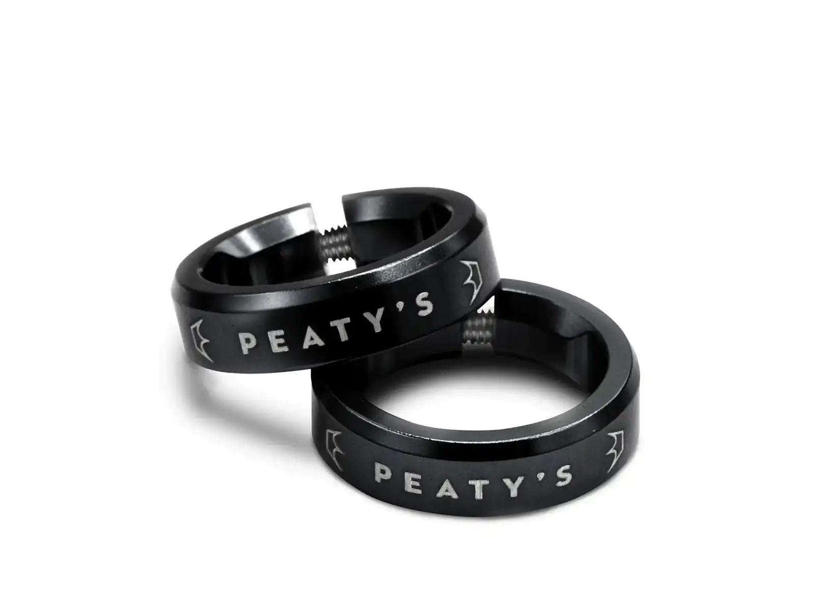 Peaty's Monarch Lock Ring Griffklemme Schwarz