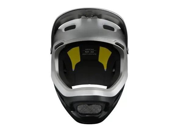 POC Coron Air MIPS Helm Argentite Silver/Uranium Black Matt