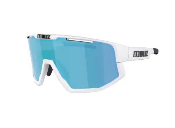 Bliz Fusion Small Brille White/Brown Blue