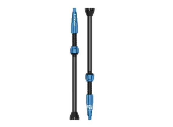 Lezyne CNC TLR-Ventil Tubeless, 80 mm, blau.