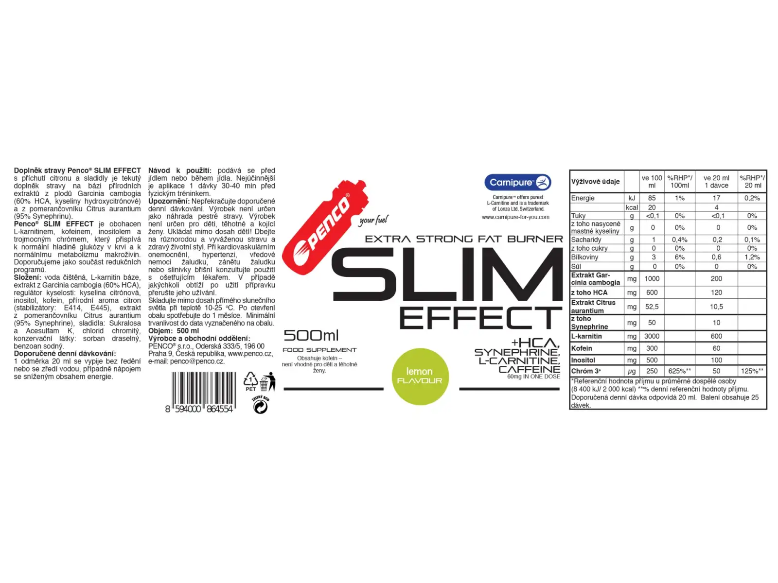 Penco Slim Effect 500ml

Penco Slim Effekt 500ml