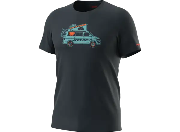 Dynafit Graphic Cotton Herren T-Shirt kurzarm Blueberry/Dynavan
