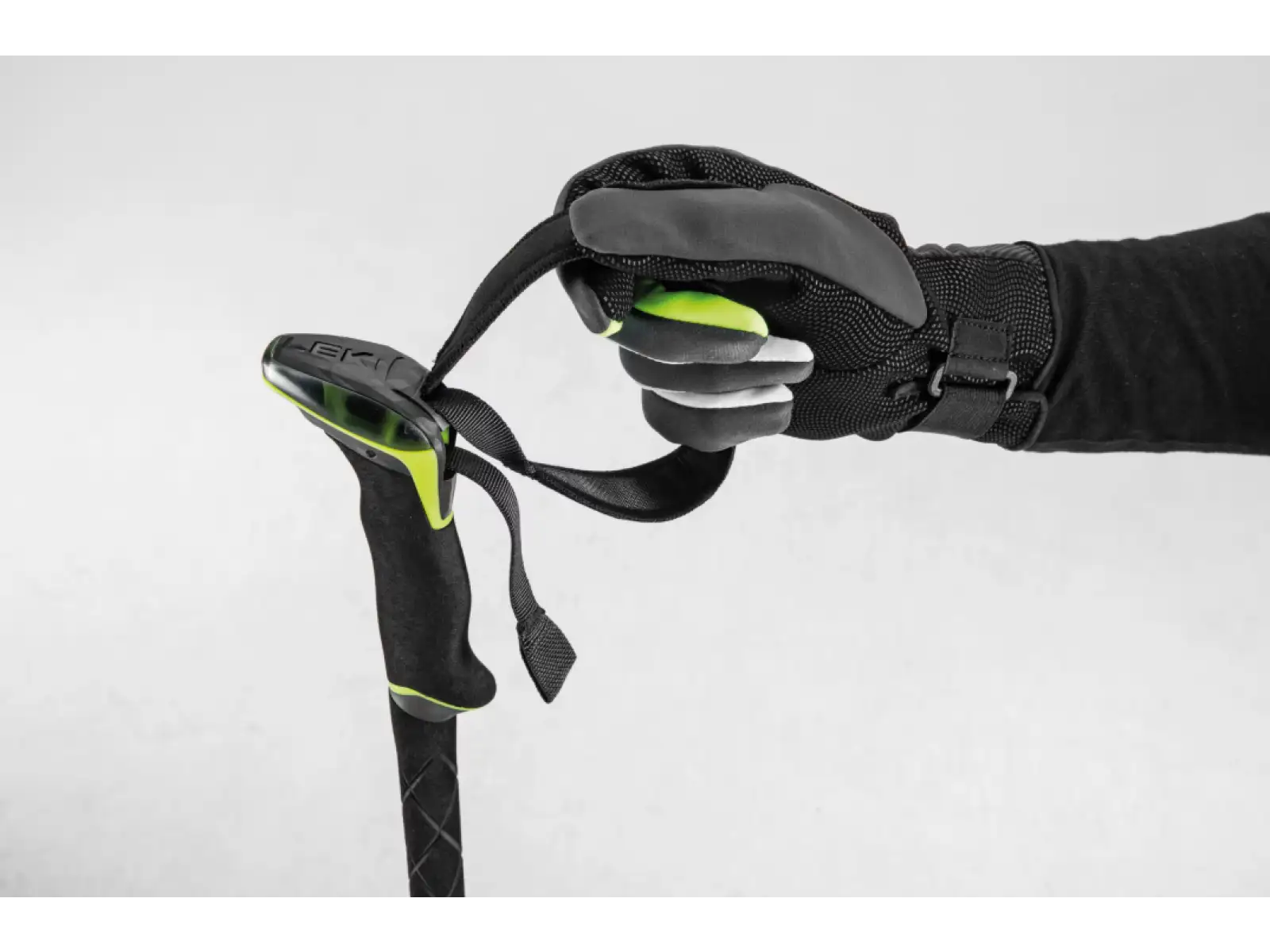 Leki Guide 3 Skistock Schwarz/Neongelb/Dunkelanthrazit Länge 110 - 150 cm