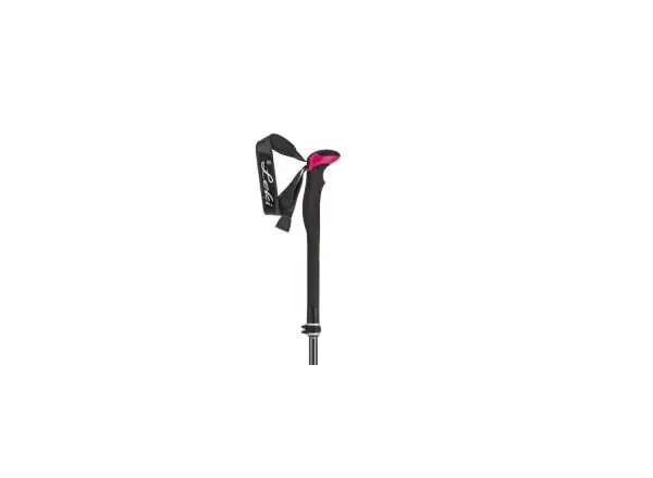 Leki Winter Tour Vario Carbon Damen Skistöcke schwarz/dunkel anthrazit/beere/weiß 100-120 cm