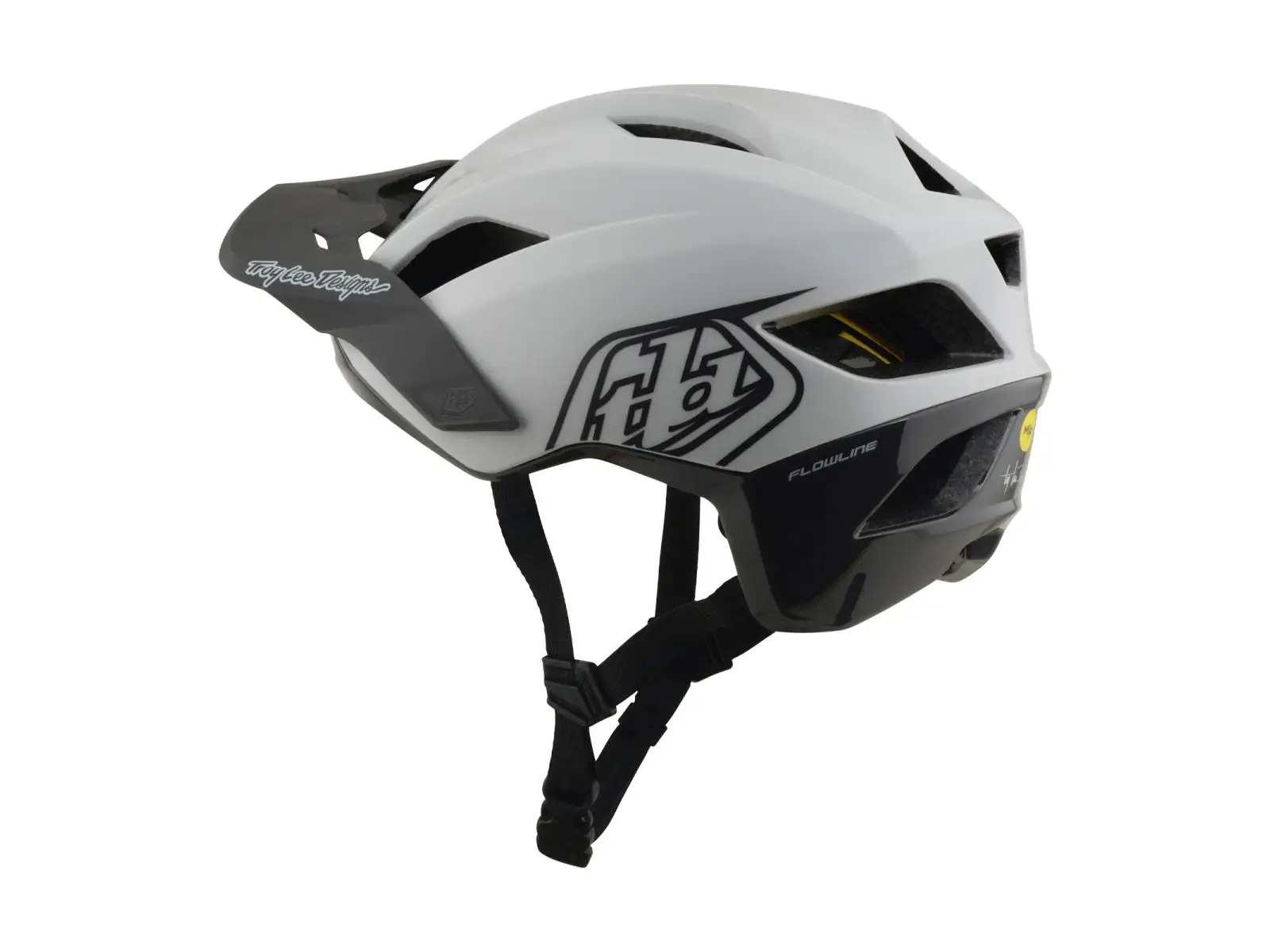 Troy Lee Designs Flowline MIPS Helm Point Gray