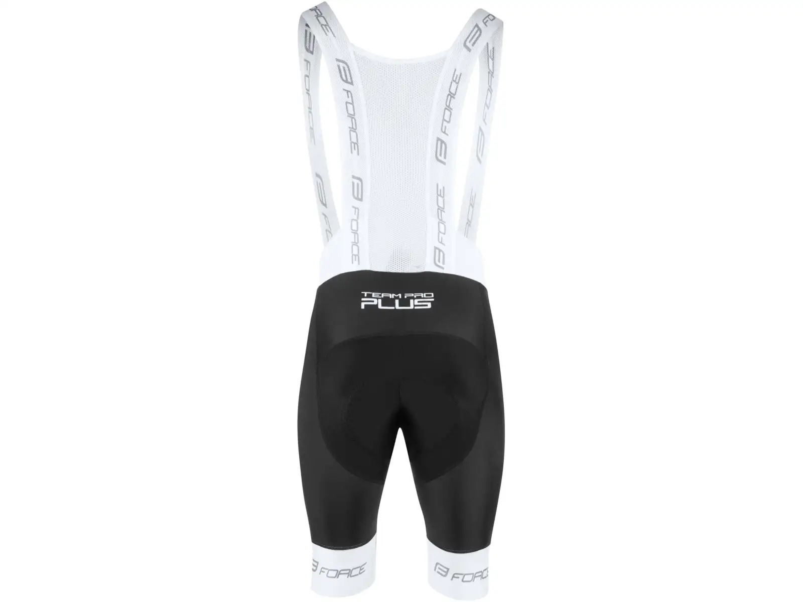 Force Team Pro Plus Herren-Shorts mit Polster und Einlage Schwarz/Weiß