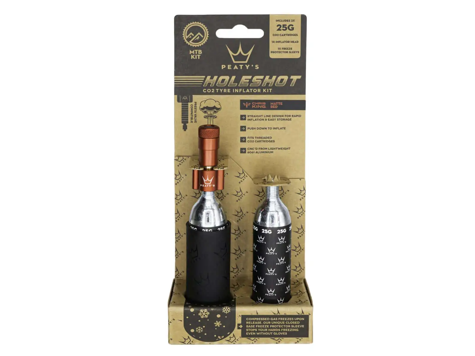 Peatys Holeshot CO2 Set 25 g Rot