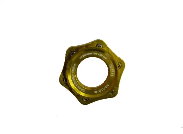 A2Z CLK Centerlock Adapter 6-Loch 15 mm Gold