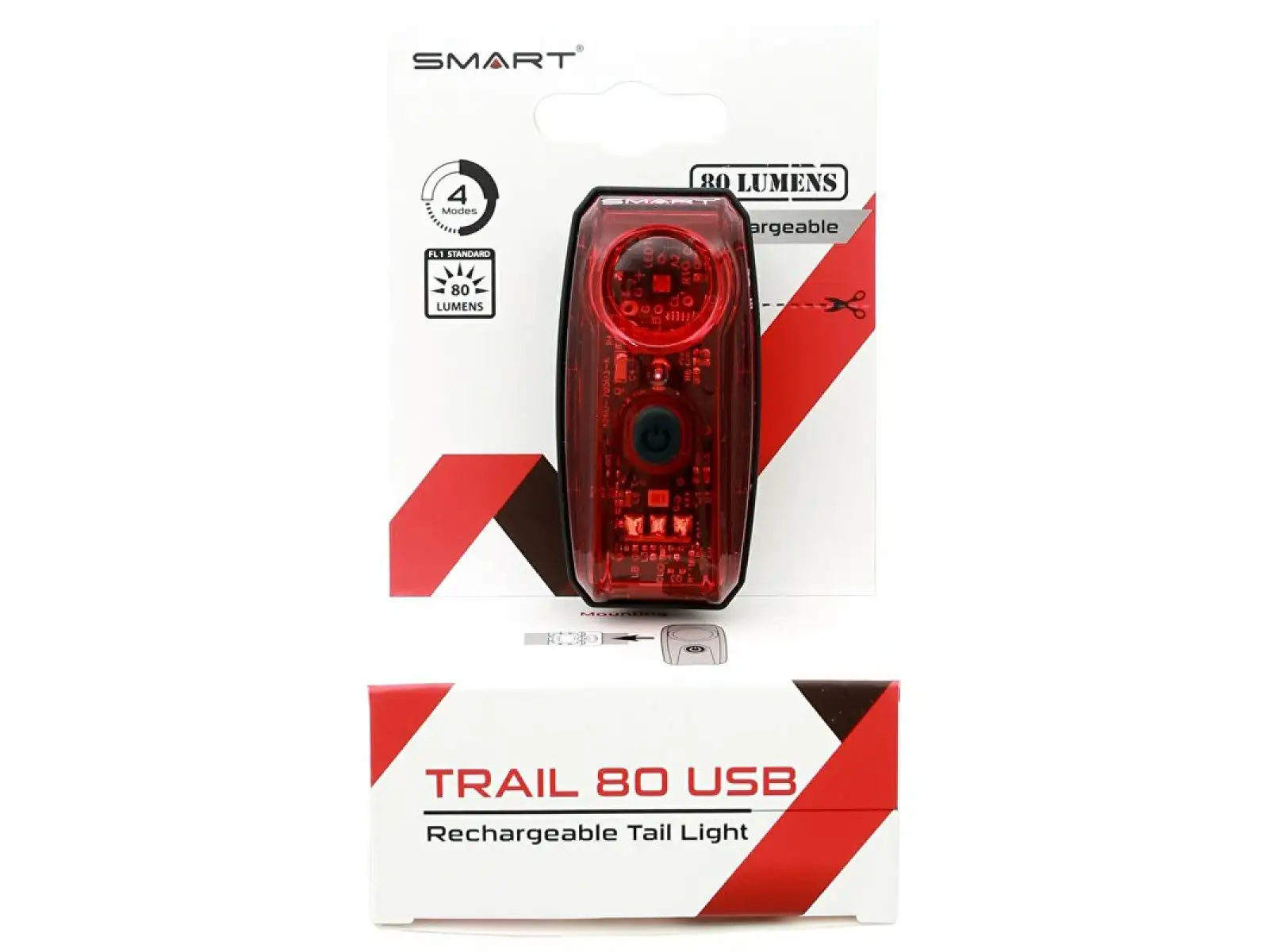 Smart Trail 80 USB Rücklicht