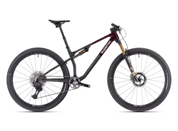 Superior XF 9.9 Team vollgefedertes Fahrrad Red Carbon/ Matte Carbon