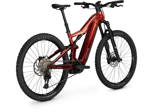 Focus THRON 9 800Wh vollgefedertes E-Bike Maroonred / Darkmaroon
