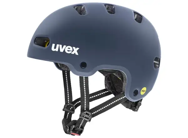Uvex Kid 4 Style Mips Kinderhelm Dusk Blue Matt