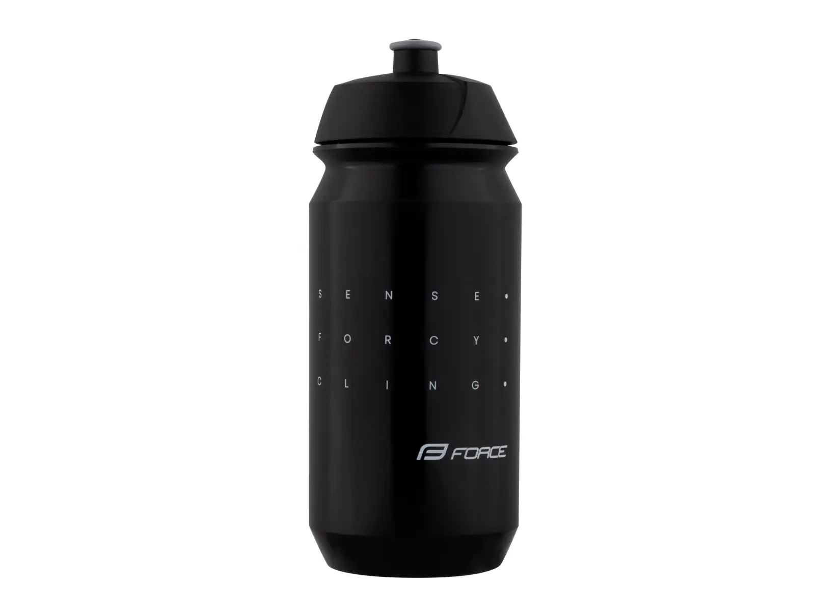 Force Sense Fahrradflasche 500 ml schwarz/weiß