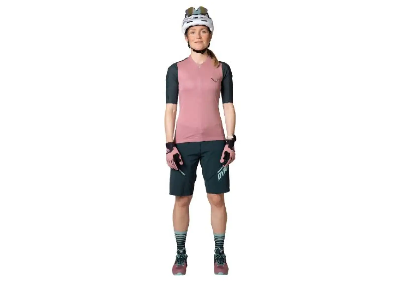Dynafit Ride Light 1/2 Zip Damen Kurzarmshirt Mokarosa.
