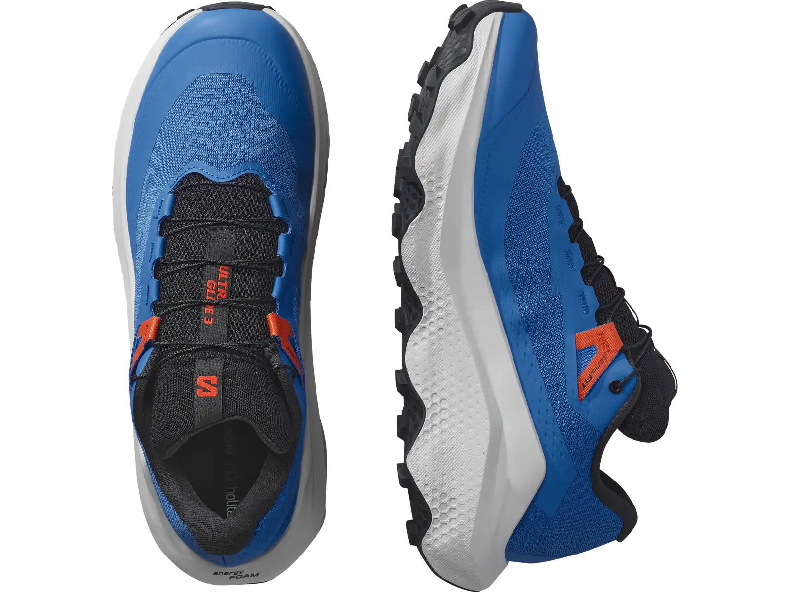 Salomon Ultra Glide 3 Herren Laufschuhe French Blue/Lunar Rock/Cherry Tomato