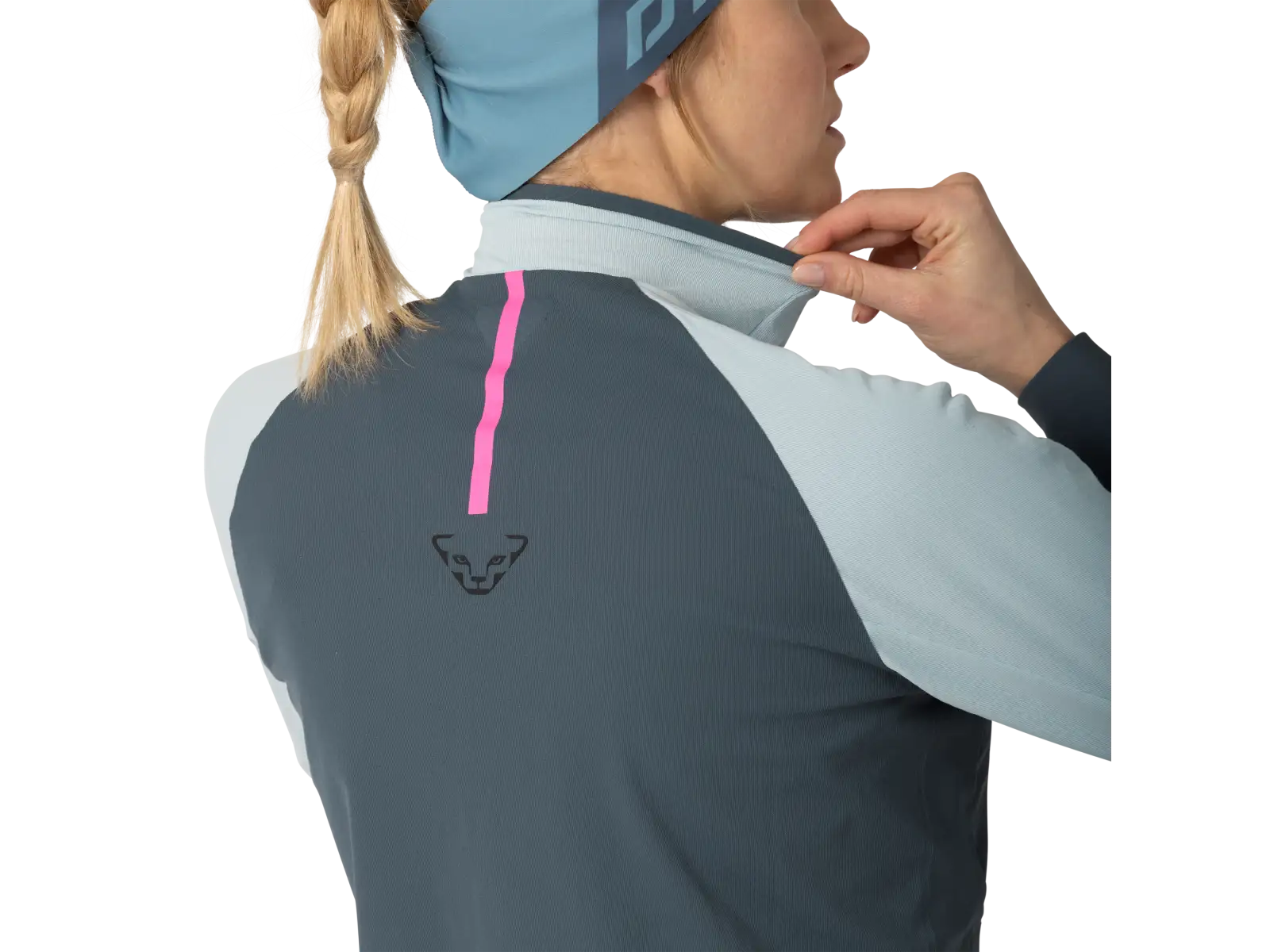 Dynafit Alpine 1/2 Zip Damen Langarmshirt Himmelblau