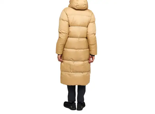 Haglöfs Long Down Damen Daunenmantel beige