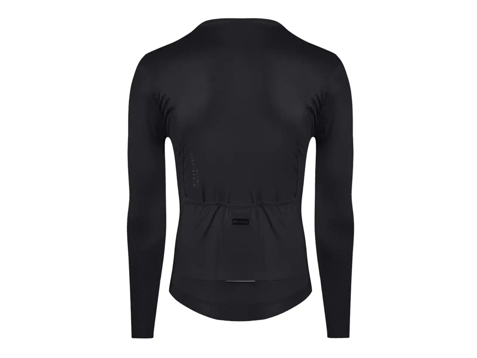 Force Plain Herrentrikot Langarm schwarz