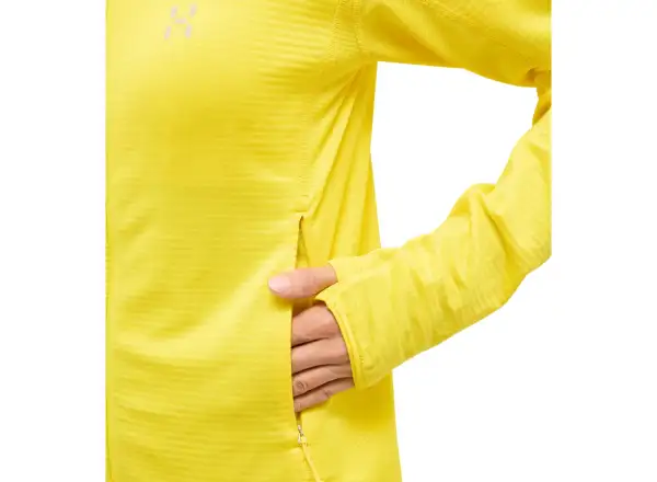 Haglöfs L.I.M Mid Multi Hood Damen Kapuzenpullover gelb
