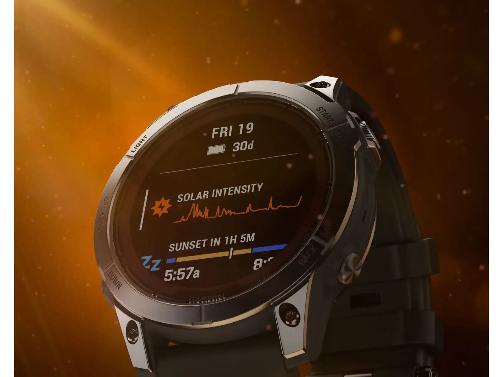 Garmin fenix 7 Pro Sapphire Solar Edition Smartwatch Carbon Grey DLC Titanium/Black