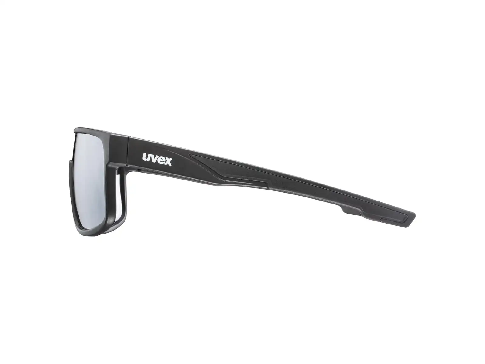 Uvex LGL 51 Fahrradbrille Black Mat/Mirror Silver