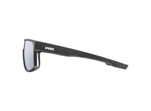 Uvex LGL 51 Fahrradbrille Black Mat/Mirror Silver
