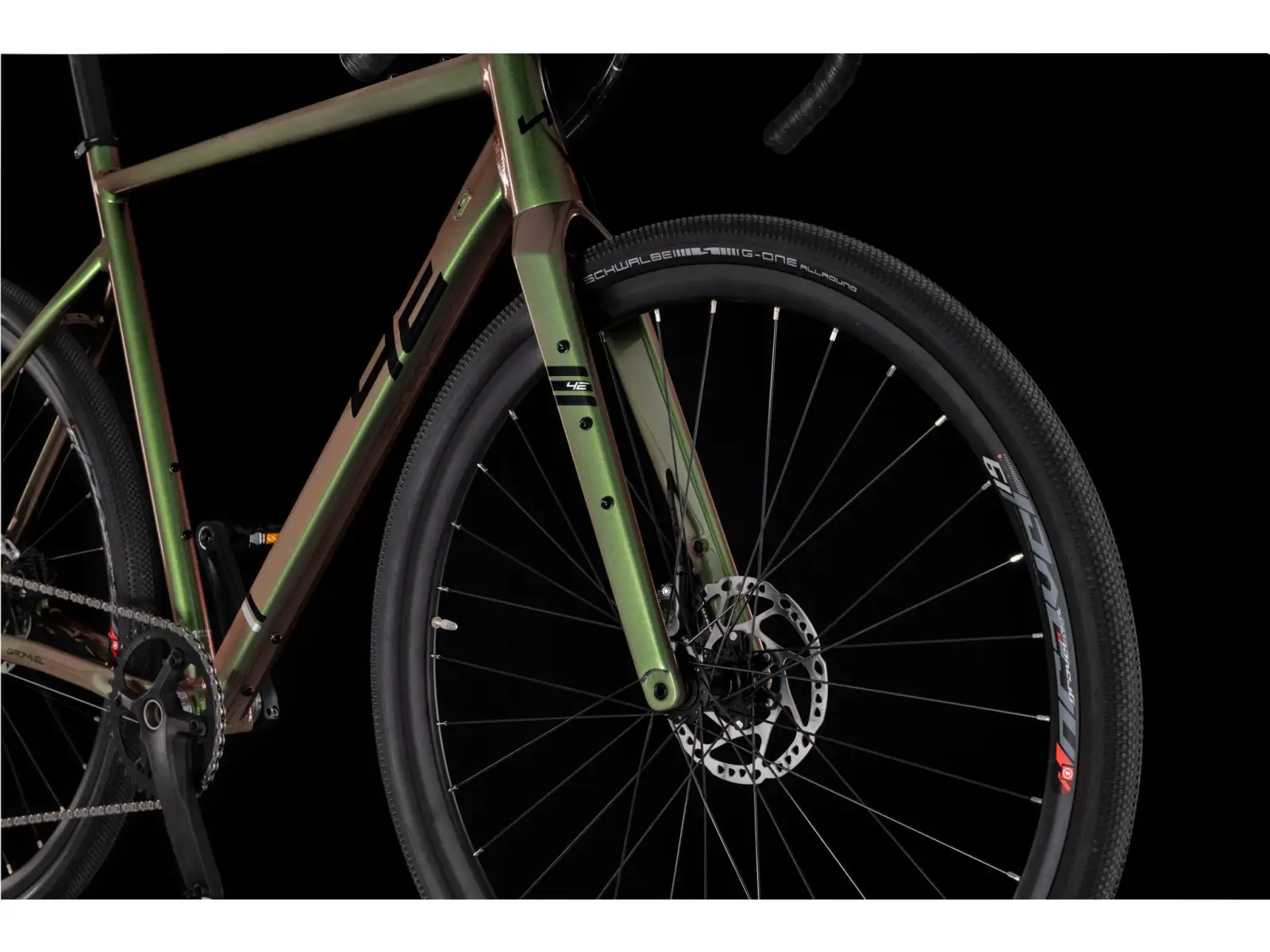 4Ever Gromvel Elite Gravelbike Green dragon