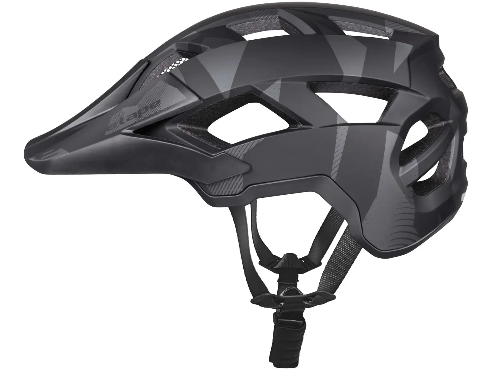 Etape X-Ray Fahrradhelm schwarz/mattgrau