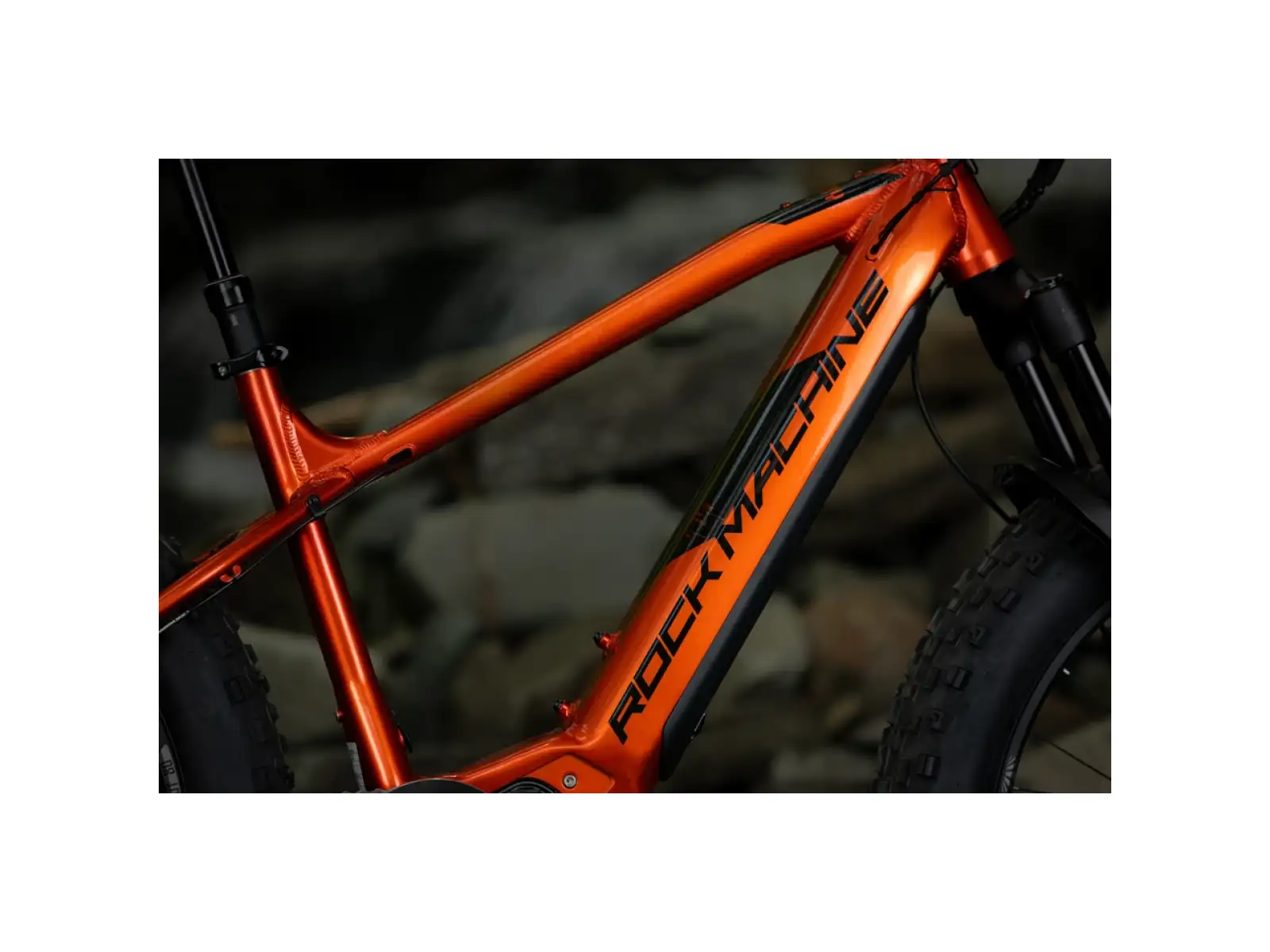Rock Machine VYÖRY e90-26 Fatbike E-Bike Metallic Orange/Black MUSTER