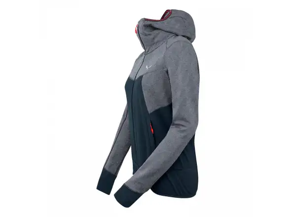 Salewa Puez Hybrid Polarlite Full Zip Damen Fleecejacke Navy Blazer Melange