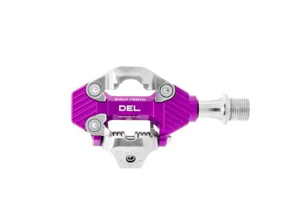 WOLF TOOTH DEL Gravel Race Clipless Pedale Ultraviolet Purple