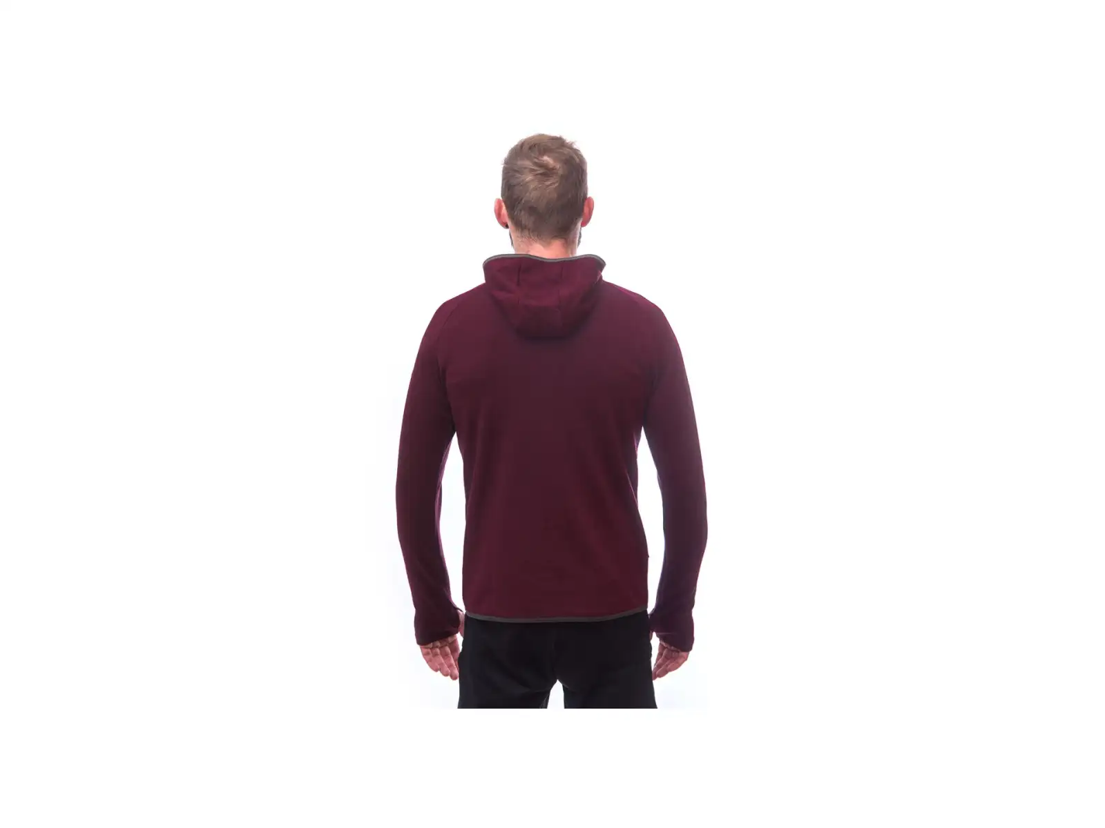 Sensor Merino Upper Heli Herren Fleecejacke Port Red