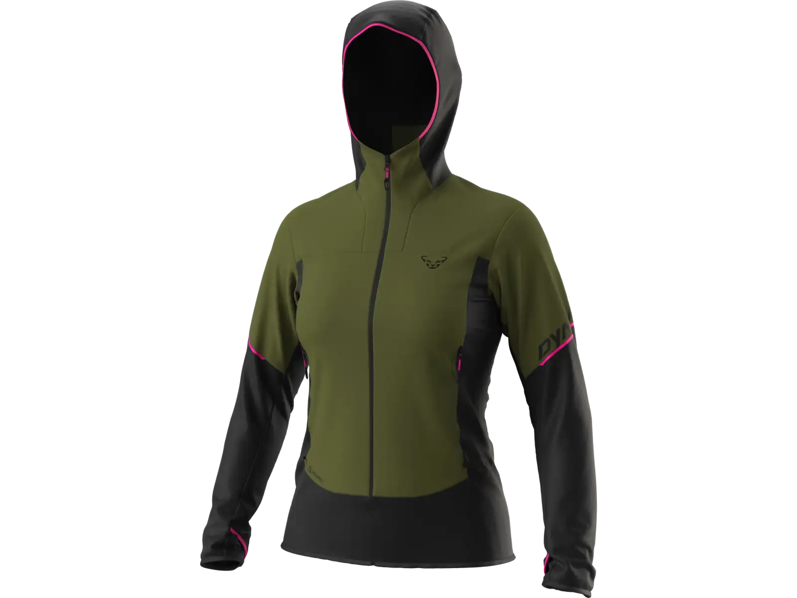 Dynafit Traverse Alpha Damenjacke Winter Moss.